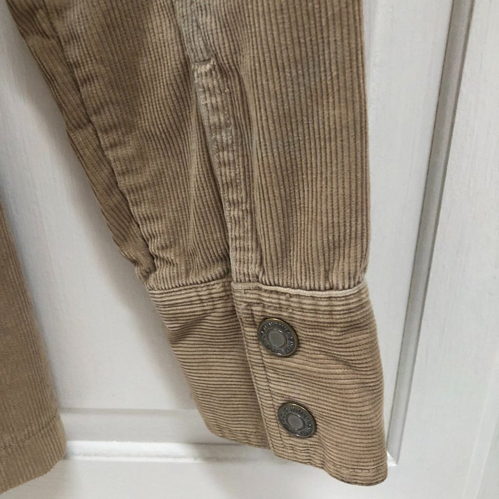 VINTAGE OLD NAVY TAN CORDUROY WOMENS JACKET SIZE SMALL - Picture 9 of 9